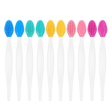 10pcs Gentle Face Cleaning Brushes With Soft Bristles for Skin