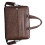 Leather Notebook Bag Splashproof Computer Bag Portfolio-brown 1