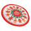Weihnachtstischdecke, rund, 152,4 cm, Polyester, 3