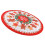 Weihnachtstischdecke, rund, 152,4 cm, Polyester, 4