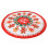 Weihnachtstischdecke, rund, 152,4 cm, Polyester, 2