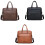 Leather Notebook Bag Splashproof Computer Bag Portfolio-brown 2