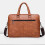 Leather Notebook Bag Splashproof Computer Bag Portfolio-brown 7