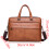 Leather Notebook Bag Splashproof Computer Bag Portfolio-brown 4