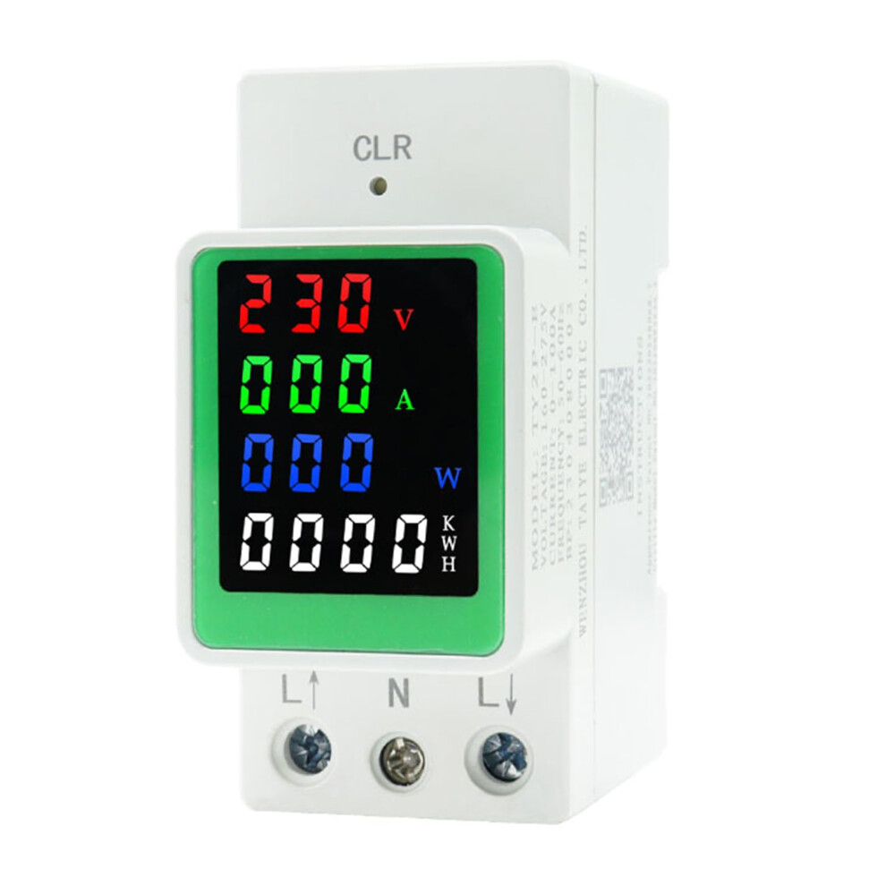 Digital Multimeter With Color Screen Watt Hour Meter Kwh Power Meter Voltage Current Monitor 9067246291495