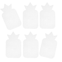 6 Pcs Back Absorbent Pads Crown Shape Back Absorbent Sheets Back