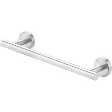 Toallero de acero inoxidable de alta resistencia, barra para toallas de pared que ahorra espacio y es inoxidable, diseño con tornillos ocultos para