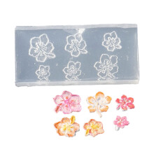 Blume Silikon Formen Nail Art Carving Form Schablonen-03