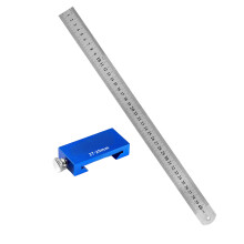 Rostfreie Metalllineale mit Gleitführung zur-40 cm Stahllineal