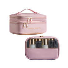 Make-up organisator tas Cosmetische tas Toilettas met grote-Roze