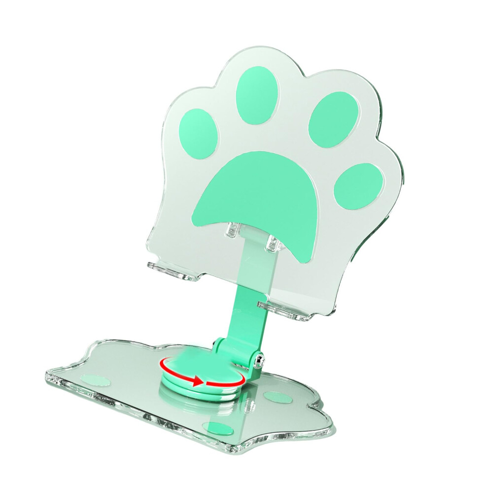 Foldable Clear Tablet Holder With Nonslip Base Reinforced Stand For Adjustable Viewing Angles 9323874413853