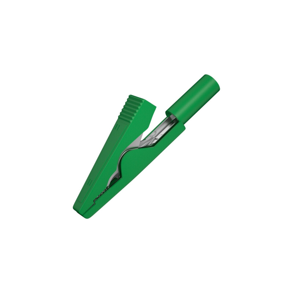 Insulated 10A Copper Test Clip 2Mm Banana Available-Green 7751000464172