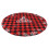 Weihnachtstischdecke, rund, 152,4 cm, Polyester, 2