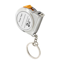 Mini Retractable Measuring Tape With Wear Resistant-Silver