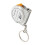 Mini Retractable Measuring Tape With Wear Resistant-Silver 1