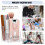 Mini Nail Drill Bit Holder Plastic Nail Drill Grinding Bit 7