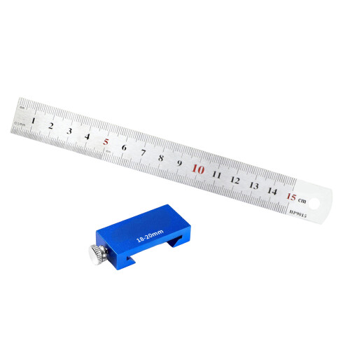 Accuracy Engineered Woodworking Measuring Tool-15cm steel ruler