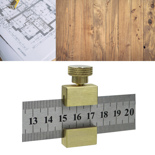 Corrosion Resistant Brass Gauges Positioning Block-Style A 1