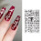Modèle d'estampage d'ongles de Style chinois complexe,-03 4