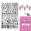 Modèle d'estampage d'ongles de Style chinois complexe,-03 6