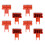 8Pcs Plastic Rotating Handle Hooks Space Saving Tool 790104 1
