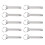 Pack of 10 Carbon Steel Rings Pull Locking Pins Quick-8x60mm 1