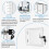 Compact Thermostat Guard Cover Clear Plastic Protective Box Anti 6