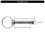 Pack of 10 Carbon Steel Rings Pull Locking Pins Quick-8x60mm 6