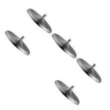 5Pcs Stainless Steel Cup Lid Coffee Mug Cover Water-10.2cm
