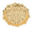Türkisches Serviertablett, rund, Blumenform, 8