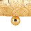 Türkisches Serviertablett, rund, Blumenform, 15