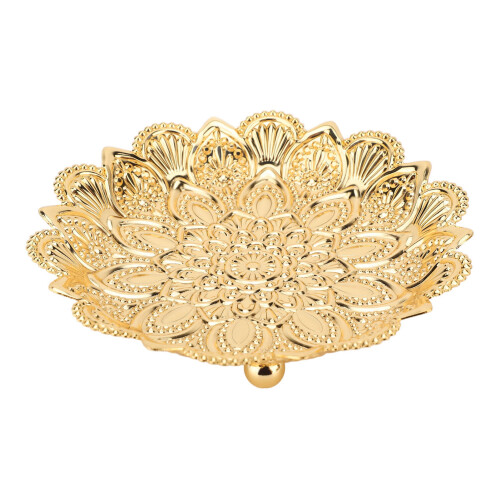Türkisches Serviertablett, rund, Blumenform, 2