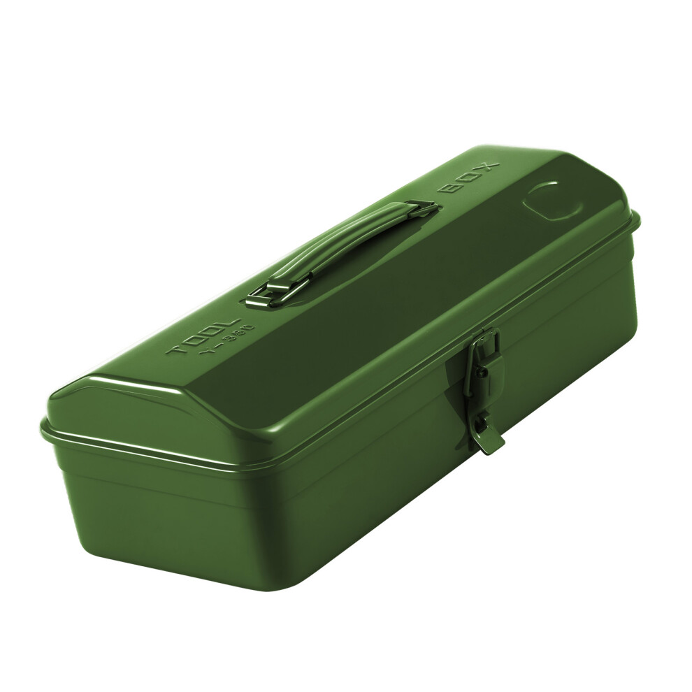Sturdy Iron Tool Storage Case With Secure Lock-Green 7751000466497