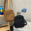 Simple Washed Denims Crossbody Bag Convenient Small-Black 6