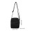 Simple Washed Denims Crossbody Bag Convenient Small-Black 4