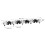 Space Saving Wall Mounted Tool Holder With 5 Clip 4-Black color 6