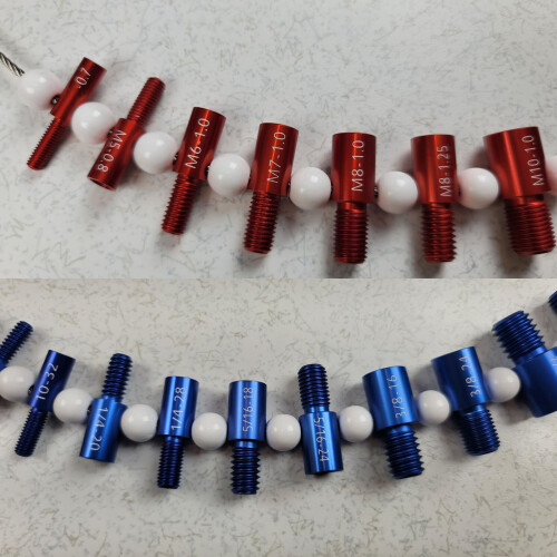 Metric & Royal Thread Gauges with Permanent Marking Bolt Thread 1
