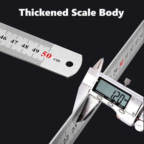 Accuracy Engineered Carpenter Rulers with-40cm steel ruler 1