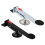 Adjustable Leverage Door Lifter Tool With AntiSlip-Silver color 2