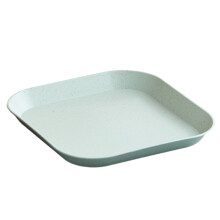 Dessert Plates for Snacks and Fruits, Clean and Tidy Shallow Square Serving Dish Durable Food Grade Material Microwave Safe Lightweight, Simple and Be