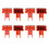 Multipurpose Rotating Wall Hooks 8Pcs Plastic Construction 1
