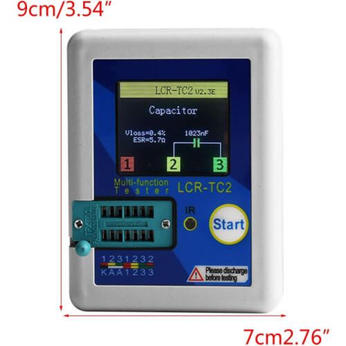 Digital Multimeter Tester For Triode Capacitor Resistor And MOSFET 2