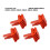 Multipurpose Rotating Wall Hooks 8Pcs Plastic Construction 3