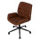 Living And Home Swivel & Height Adjustable Office Chair, Brown 1
