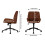 Living And Home Swivel & Height Adjustable Office Chair, Brown 5