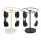 Compact Design Metal Glasses Rack 360 Degree for Store-Black 2