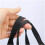 Lyre Harp Storage Bag Thickened Cotton Soft Padded Case For 19 Notes 15 Strings Black 2