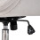Living And Home Swivel & Height Adjustable Office Chair, White 5