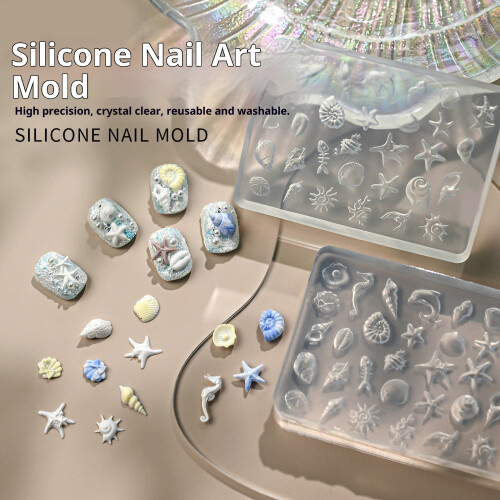 Moule réutilisable de coquille de Silicone de haute clarté pour 1