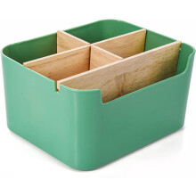 Aufbewahrungsbox mit verstellbaren Trennwänden, vielseitiger Organizer mit platzsparendem Design, hochwertigem Material, leicht zu reinigender